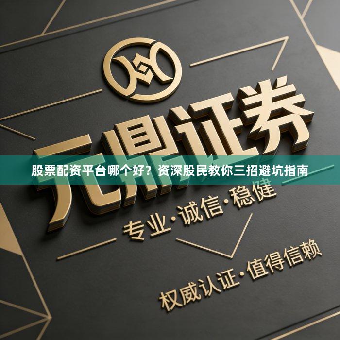 股票配资平台哪个好?资深股民教你三招避坑指南