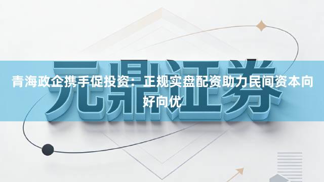 青海政企携手促投资：正规实盘配资助力民间资本向好向优