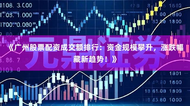 《广州股票配资成交额排行：资金规模攀升，涨跌幅藏新趋势！》
