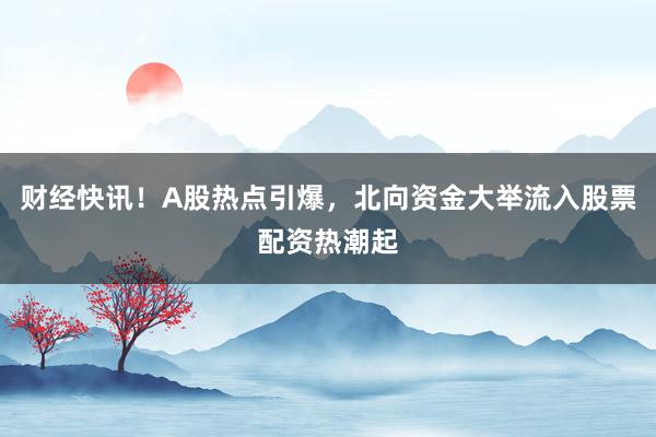 财经快讯！A股热点引爆，北向资金大举流入股票配资热潮起