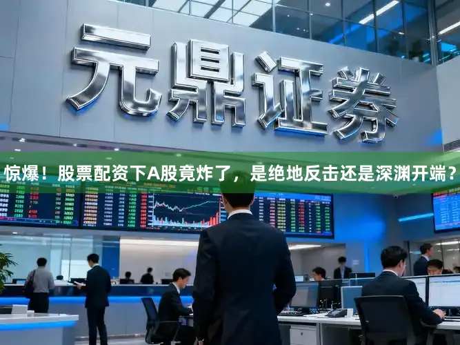 惊爆！股票配资下A股竟炸了，是绝地反击还是深渊开端？