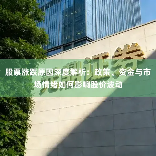 股票涨跌原因深度解析：政策、资金与市场情绪如何影响股价波动