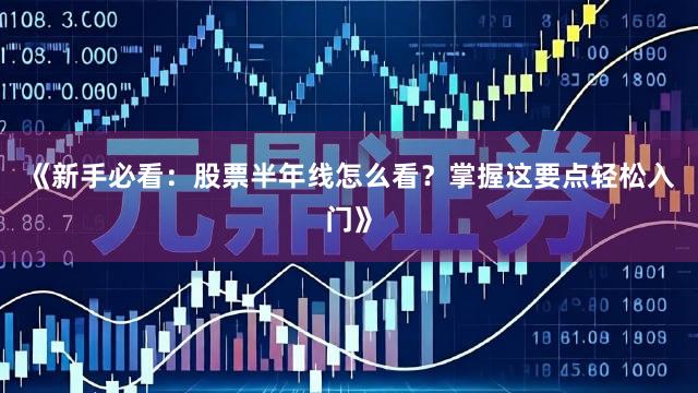 《新手必看：股票半年线怎么看？掌握这要点轻松入门》
