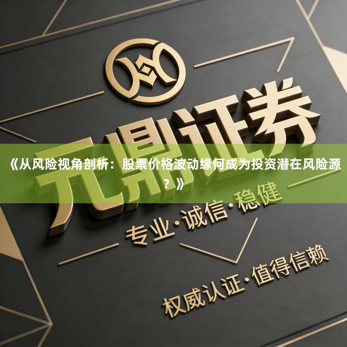 《从风险视角剖析：股票价格波动缘何成为投资潜在风险源？》